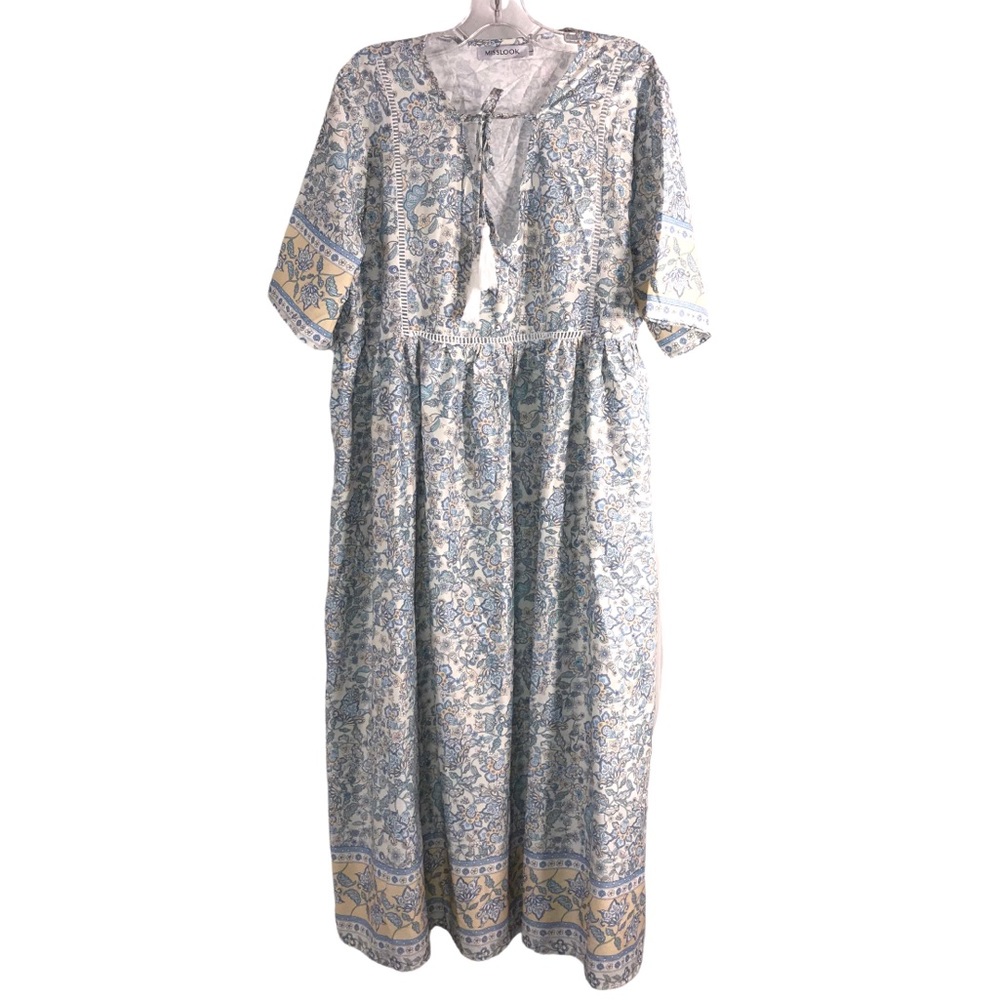 Misslook Boho Prairie Floral Dress